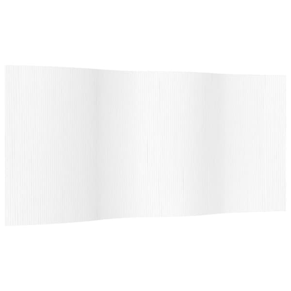 vidaXL Rumsavdelare vit 165x400 cm bambu