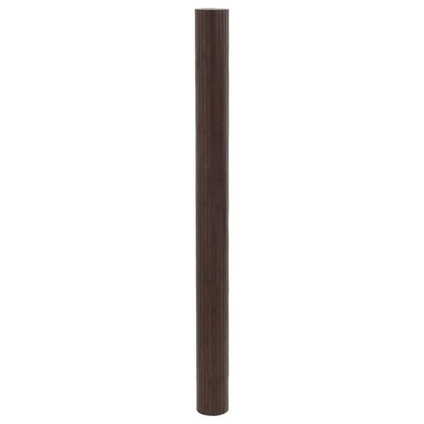 vidaXL rumdeler 165x600 cm bambus mørkebrun