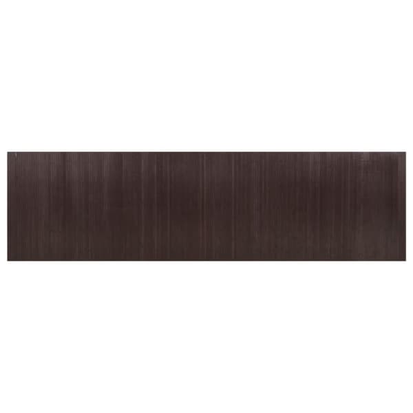 vidaXL rumdeler 165x600 cm bambus mørkebrun