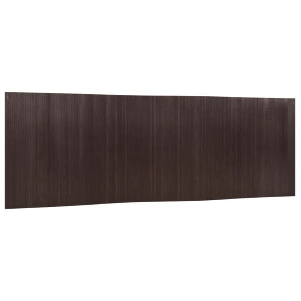 vidaXL rumdeler 165x600 cm bambus mørkebrun