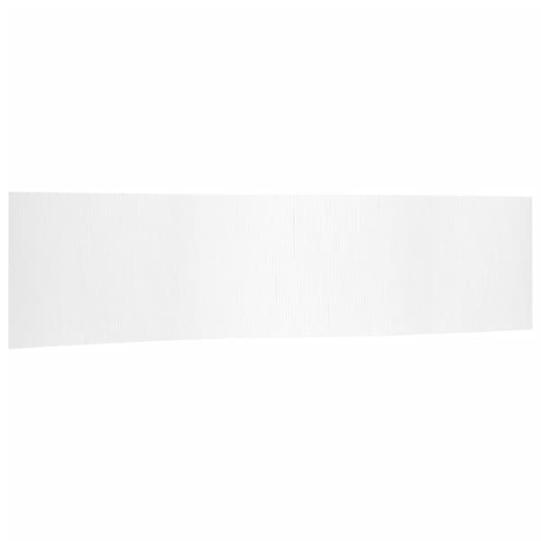 vidaXL Romdeler hvit 165x800 cm bambus