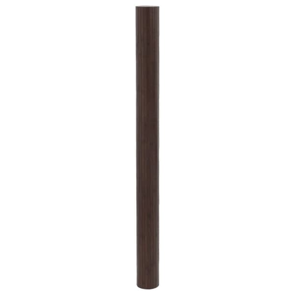 vidaXL Romdeler mørkebrun 165x800 cm bambus
