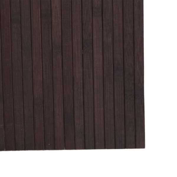 vidaXL Romdeler mørkebrun 165x800 cm bambus