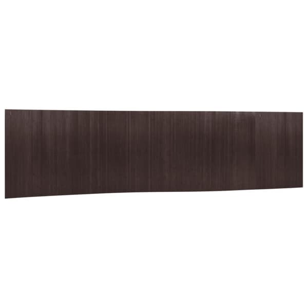 vidaXL Romdeler mørkebrun 165x800 cm bambus