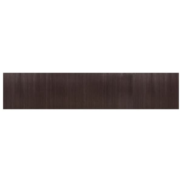 vidaXL rumdeler 165x800 cm bambus mørkebrun