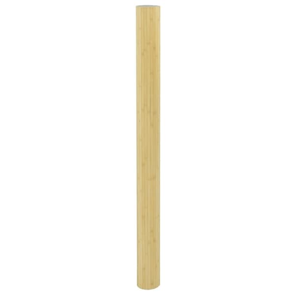 vidaXL Romdeler lys naturell 165x600 cm bambus