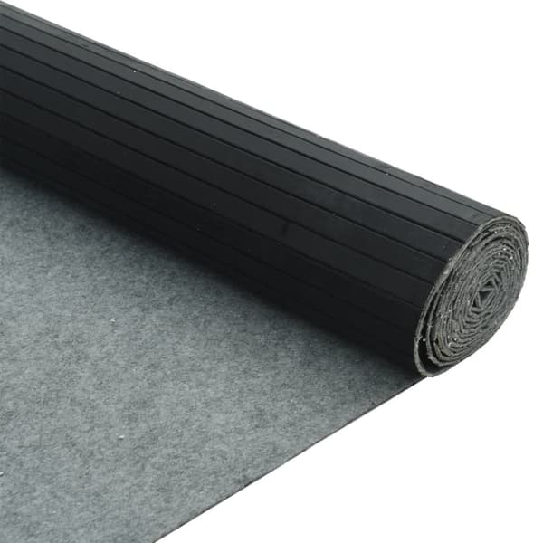 vidaXL Romdeler svart 165x800 cm bambus