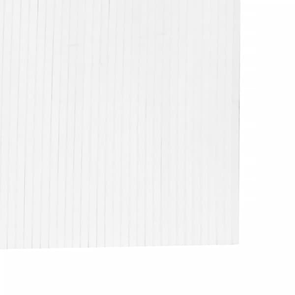 vidaXL Tilanjakaja valkoinen 165x600 cm bambu