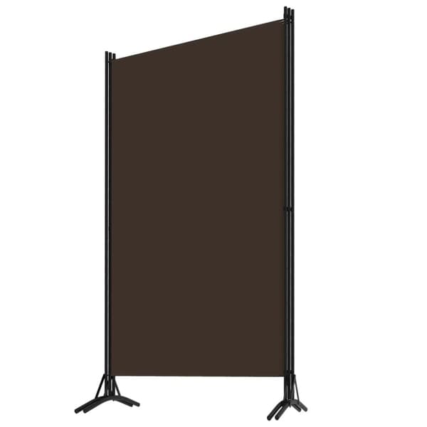 vidaXL 3-panels rumdeler 260 x 180 cm brun - Rumdelere