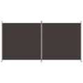 Miniatyrbillede 4 af 9: vidaXL 2-panels rumdeler 348x180 cm stof brun -  Rumdelere