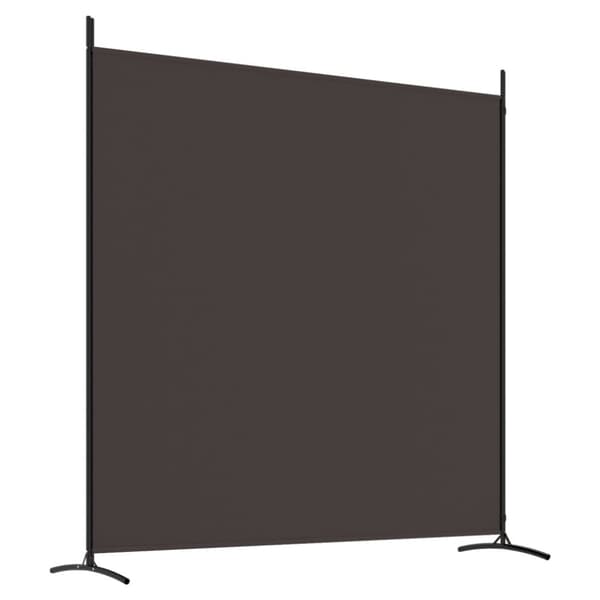 vidaXL 2-panels rumdeler 348x180 cm stof brun - Rumdelere