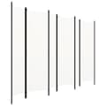 Miniatyrbillede 3 af 7: vidaXL 6-panels rumdeler 300 x 180 cm hvid -  Rumdelere