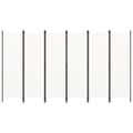 Miniatyrbillede 4 af 7: vidaXL 6-panels rumdeler 300 x 180 cm hvid -  Rumdelere