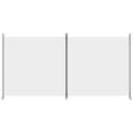 Miniatyrbillede 4 af 9: vidaXL 2-panels rumdeler 348x180 cm stof hvid -  Rumdelere