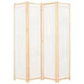 Miniatyrbillede 1 af 9: vidaXL 4-panels rumdeler 160 x 170 x 4 cm stof cremefarvet -  Rumdelere