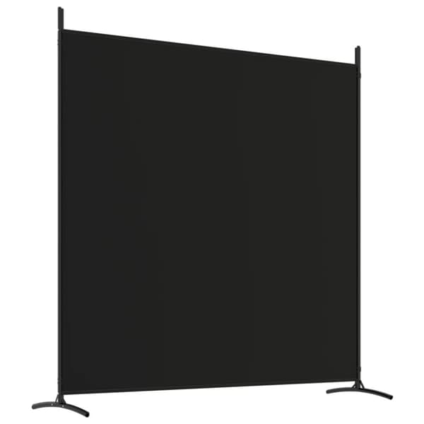 vidaXL 3-panels rumdeler 525x180 cm stof sort - Rumdelere