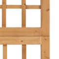 Miniatyrbillede 6 af 7: vidaXL 5-panels rumdeler/espalier 201,5x180 cm massivt grantræ -  Rumdelere