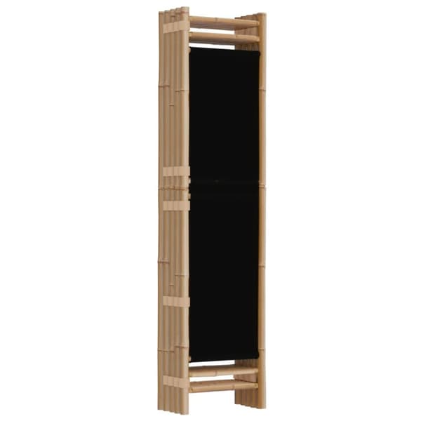 vidaXL 5-panels rumdeler 200 cm foldbar bambus og kanvas -  Rumdelere