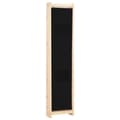 Miniatyrbillede 5 af 9: vidaXL 4-panels rumdeler 160 x 170 x 4 cm stof sort -  Rumdelere