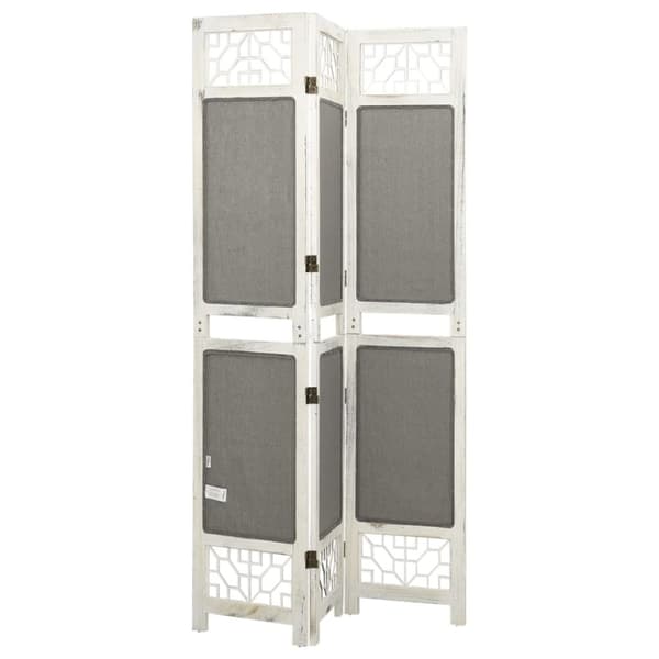 vidaXL 3-panels rumdeler 105x165 cm stof grå -  Rumdelere