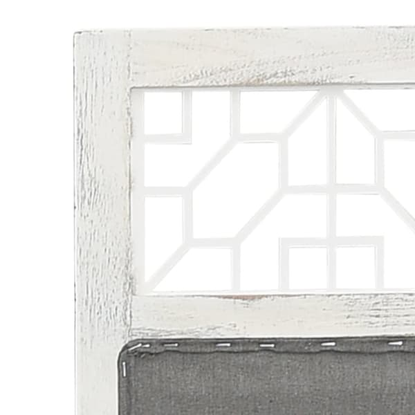 vidaXL 3-panels rumdeler 105x165 cm stof grå -  Rumdelere