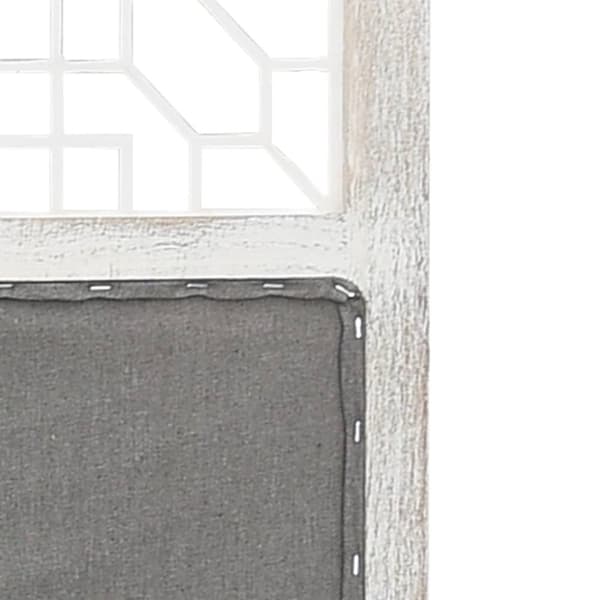 vidaXL 3-panels rumdeler 105x165 cm stof grå -  Rumdelere
