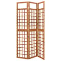 Miniatyrbillede 2 af 8: vidaXL 3-panels rumdeler/espalier 121x180,5 cm massivt grantræ -  Rumdelere