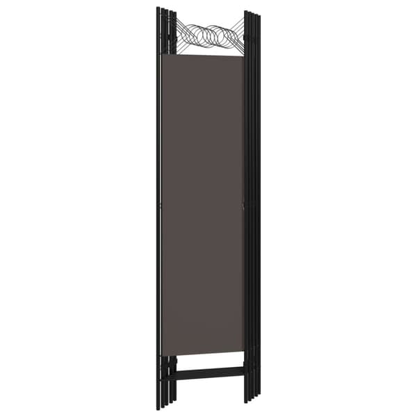 vidaXL 5-panels rumdeler 200x180 cm antracitgrå -  Rumdelere
