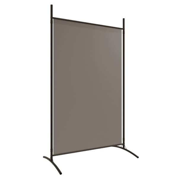 vidaXL 4-panels rumdeler 346x180 cm stof antracitgrå -  Rumdelere