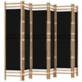 Miniatyrbillede 3 af 10: vidaXL 6-panels rumdeler 240 cm foldbar bambus og kanvas -  Rumdelere