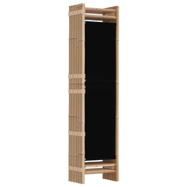 vidaXL 6-panels rumdeler 240 cm foldbar bambus og kanvas - Rumdelere