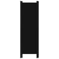 Miniatyrbillede 5 af 7: vidaXL 4-panels rumdeler 200 x 180 cm sort -  Rumdelere