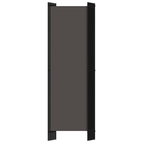 vidaXL Rumsavdelare 6 paneler antracit 300x180 cm -  Rumsavdelare