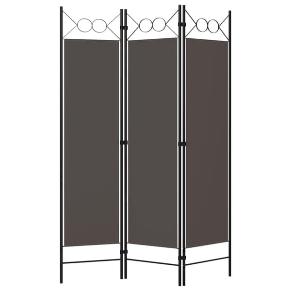 vidaXL 3-panels rumdeler 120x180 cm antracitgrå -  Rumdelere