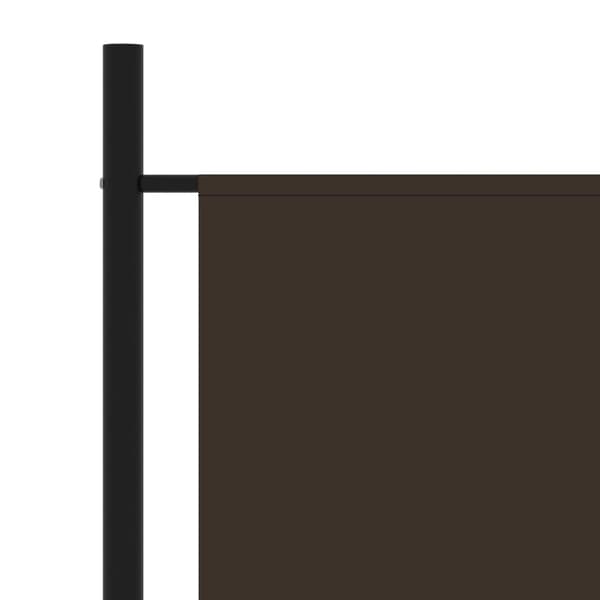 vidaXL rumdeler 175x180 cm stof brun -  Rumdelere