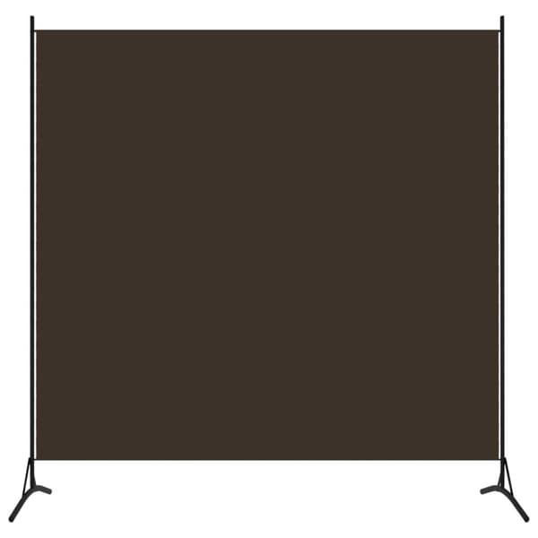 vidaXL rumdeler 175x180 cm stof brun -  Rumdelere