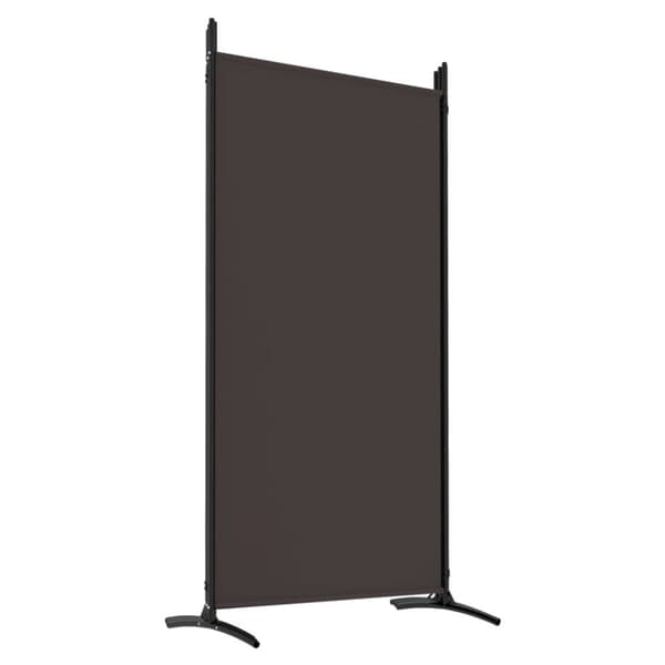 vidaXL 6-panels rumdeler 520x180 cm stof brun - Rumdelere