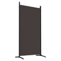 Miniatyrbillede 7 af 9: vidaXL 6-panels rumdeler 520x180 cm stof brun -  Rumdelere