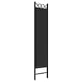 Miniatyrbillede 7 af 9: vidaXL 3-panels rumdeler 120x200 cm stof sort -  Rumdelere