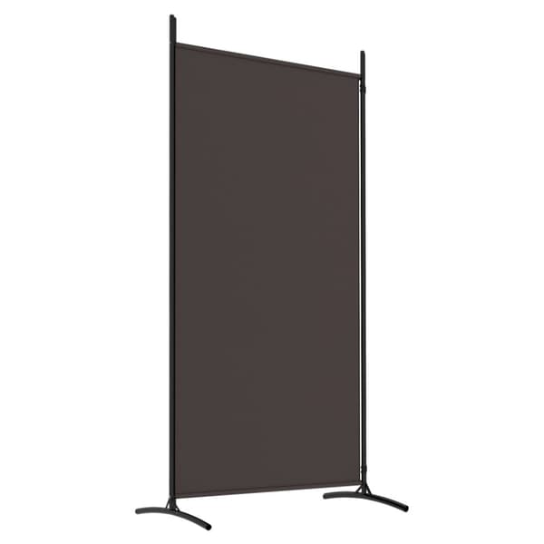 vidaXL 2-panels rumdeler 175x180 cm stof brun -  Rumdelere