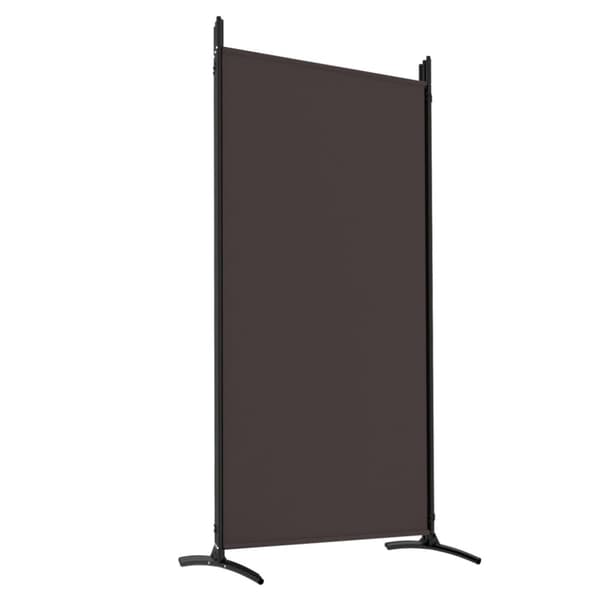 vidaXL 5-panels rumdeler 433x180 cm stof brun -  Rumdelere