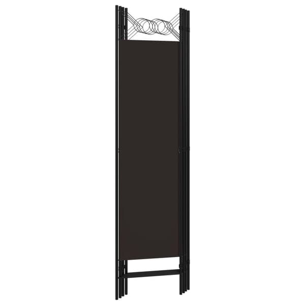 vidaXL 4-panels rumdeler 160x180 cm brun -  Rumdelere