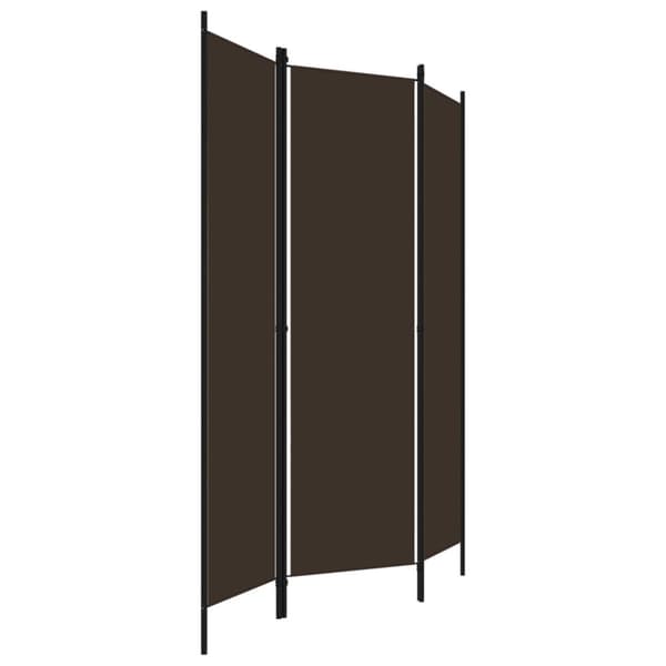 vidaXL 3-panels rumdeler 150 x 180 cm brun -  Rumdelere