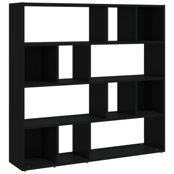 vidaXL bogreol/rumdeler 105x24x102 cm sort -  Rumdelere