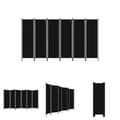 Miniatyrbillede 1 af 7: The Living Store 6-panels rumdeler 300 x 180 cm sort -  Rumdelere