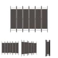 Miniatyrbillede 1 af 7: The Living Store 6-panels rumdeler 240 x 180 cm antracitgrå -  Rumdelere