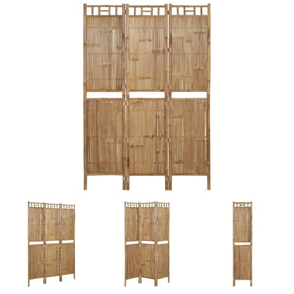 The Living Store 3-panels rumdeler 120x180 cm bambus -  Rumdelere