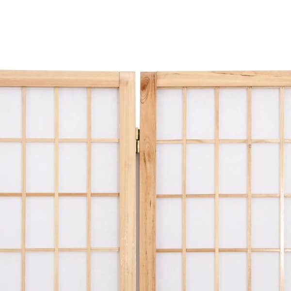 The Living Store 6-panels rumdeler 240x170 cm foldbar japansk stil -  Rumdelere