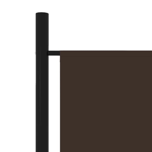 The Living Store 5-panels rumdeler 250 x 180 cm brun - Rumdelere