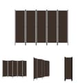 Miniatyrbillede 1 af 7: The Living Store 5-panels rumdeler 250 x 180 cm brun -  Rumdelere
